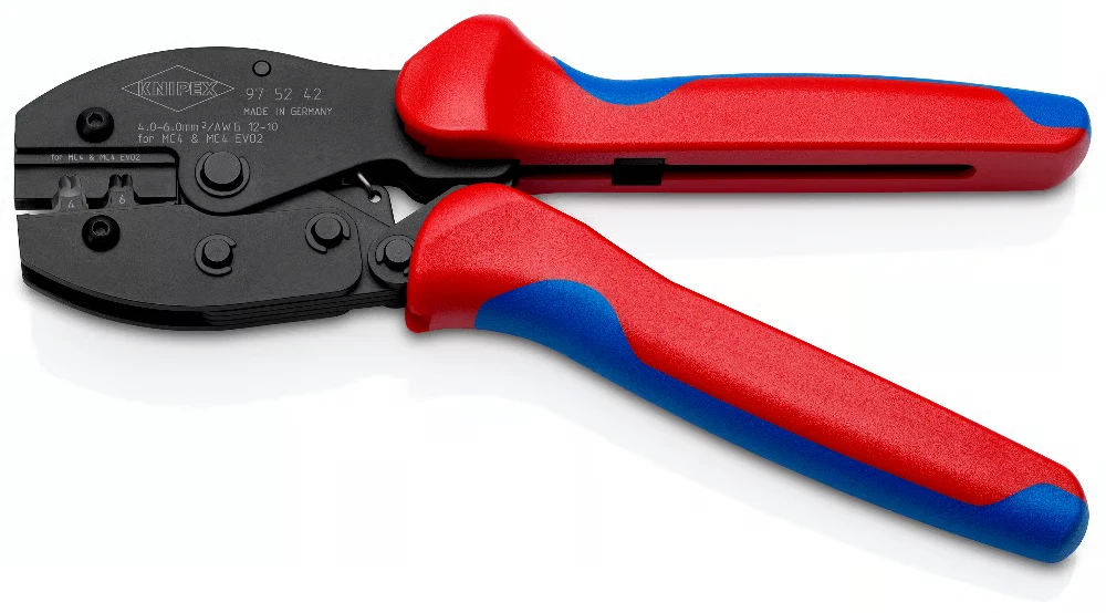 Miniatuur van KNIPEX PreciForce krimptang voor mc4/mc4 evo2 4–6 mm² 220mm (97 52 42)