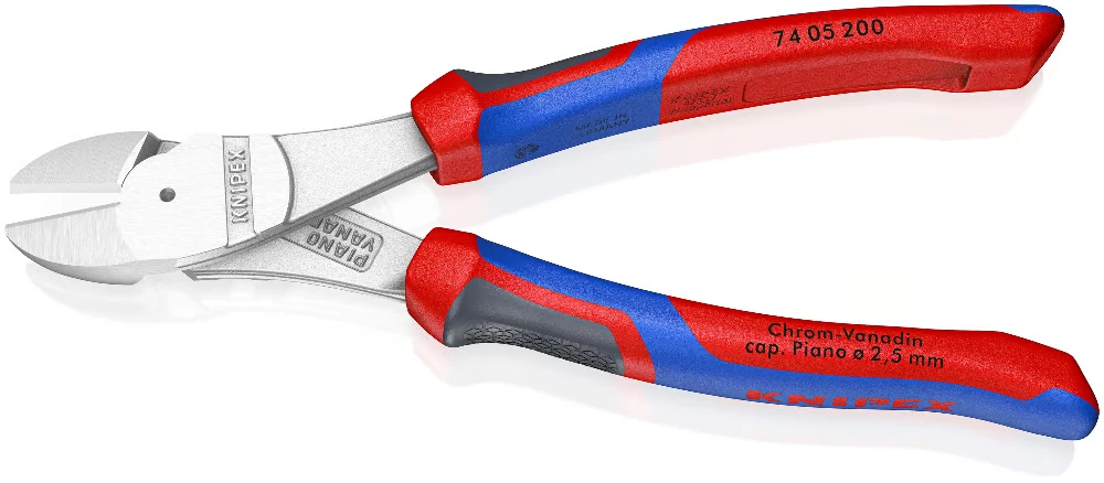 Miniatuur van KNIPEX kracht-zijsnijtang 200 mm comfortgrepen (7405200)