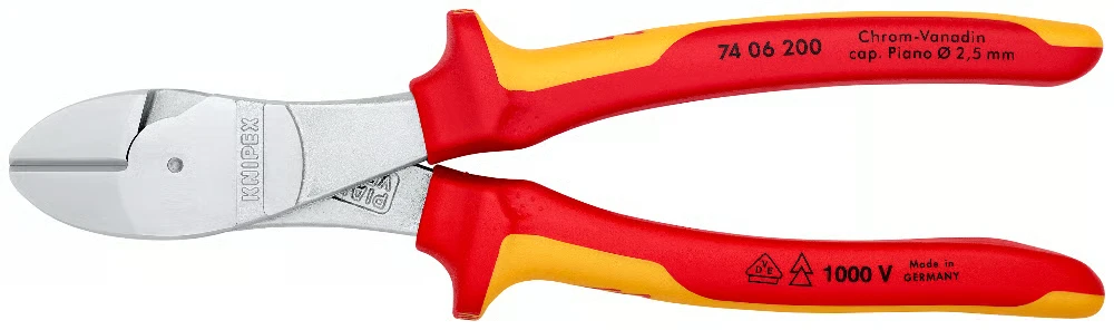 Miniatuur van KNIPEX kracht-zijsnijtang vde 200 mm (7406200)
