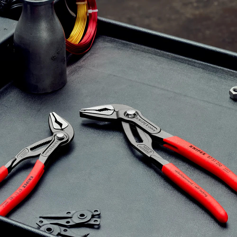 Miniatuur van KNIPEX cobra ES waterpomptang extra slank 180mm (8751180)