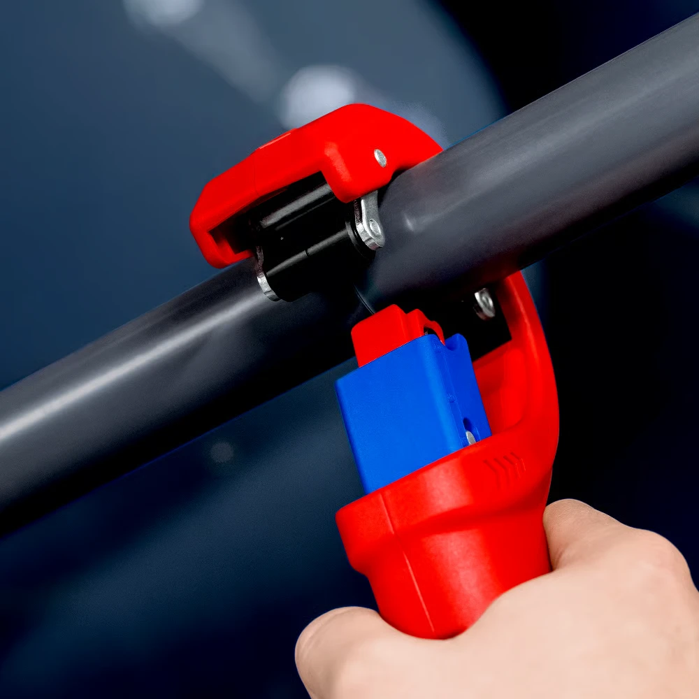 Miniatuur van KNIPEX dPT50 buizensnijder 32/40/50mm snijden+afschuinen (902302BK)