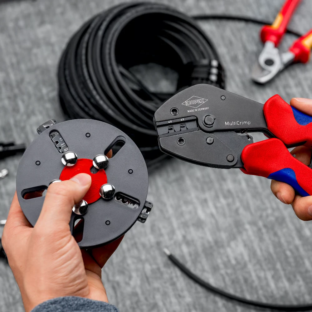 Miniatuur van KNIPEX MultiCrimp krimptang met wissellader (97 33 03)