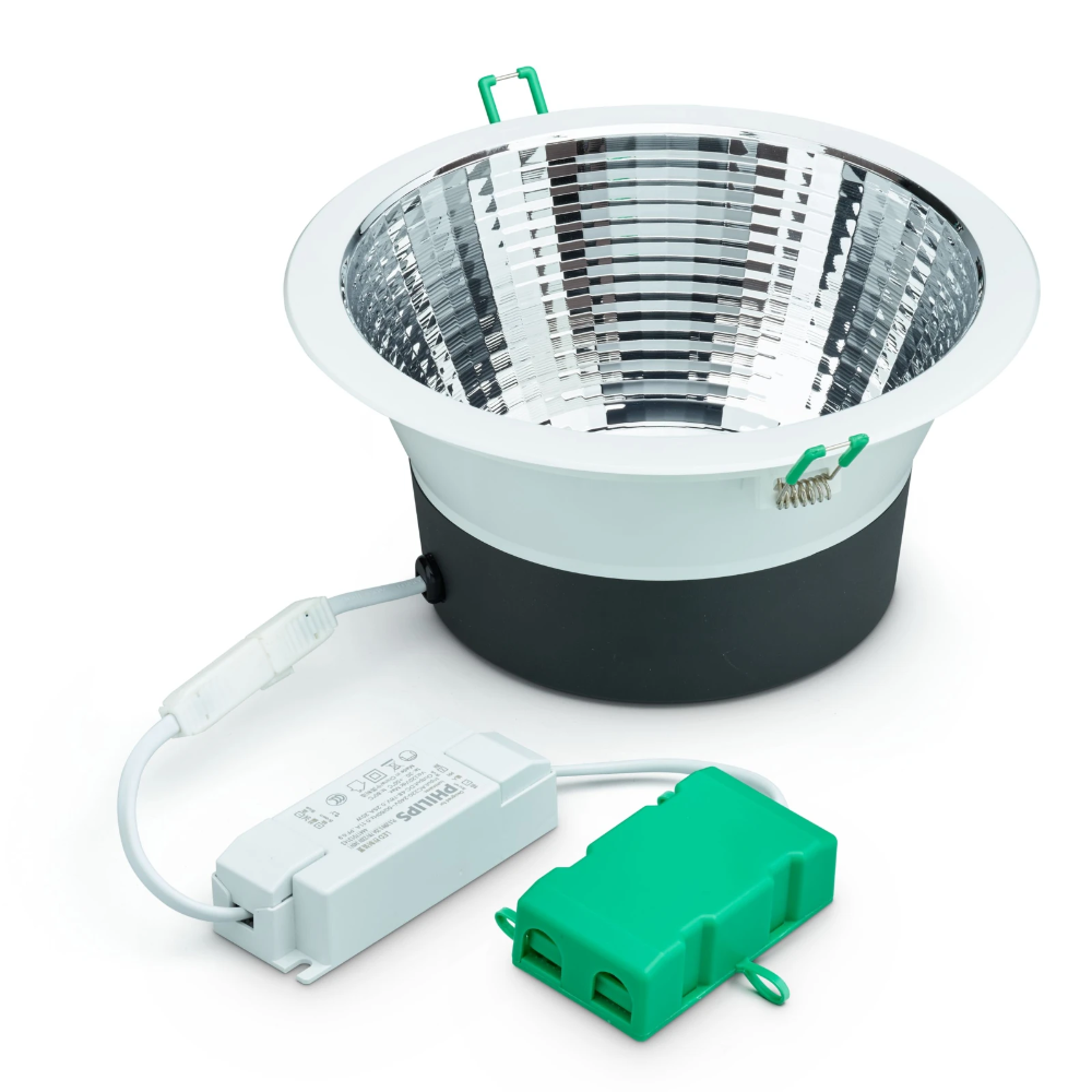 Miniatuur van Philips downlighter 9.8W 1200lm 3000K zaagmaat Ø150-155mm Ø162mm IP20 - wit (8720169503038)