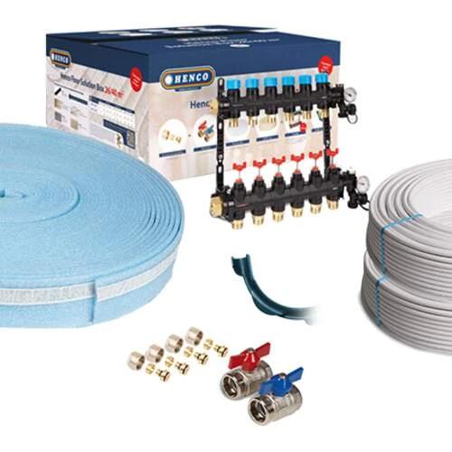 Miniatuur van Henco samengestelde vloerverwarmingsset 16–26 m² (UFH-FSB-1626)