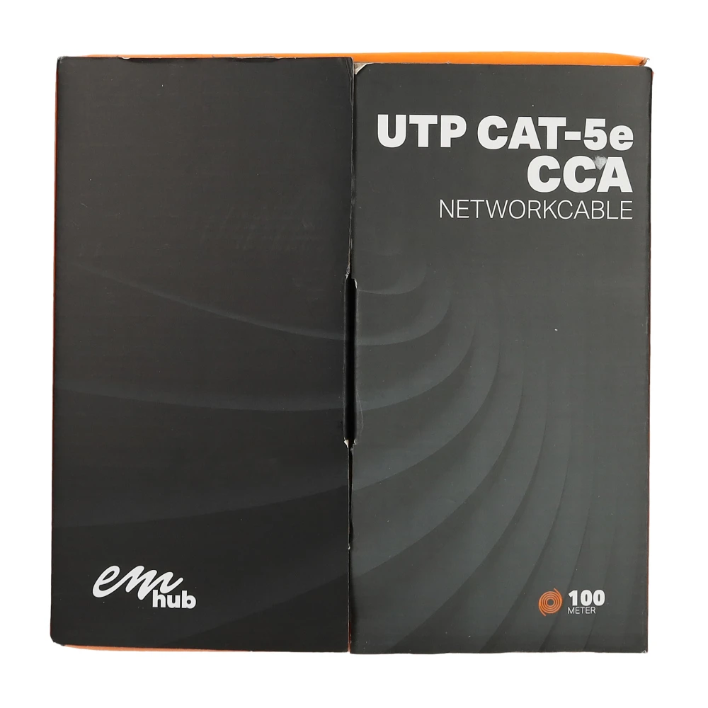 Miniatuur van EMhub UTP CAT5e CCA kabel rol 100 meter