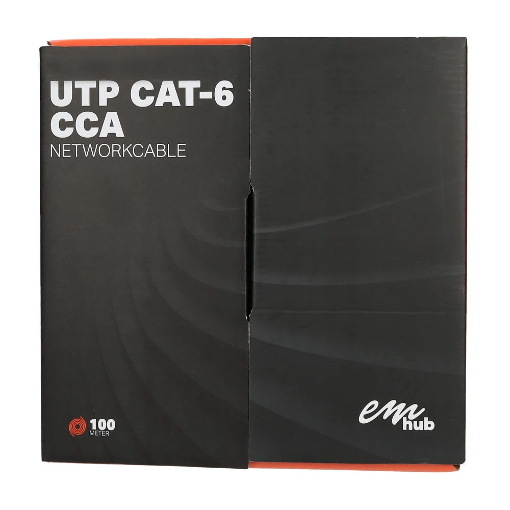 Miniatuur van EMhub UTP CAT6 CCA kabel rol 100 meter