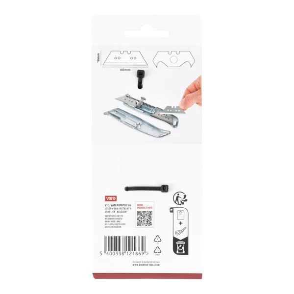Miniatuur van Kreator stanleymes uitschuifmes recht model zink-legering (KRTH00202)