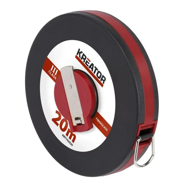 Miniatuur van Kreator meetlint rolmeter 20m glasvezelband in gesloten behuizing (KRTH70104)