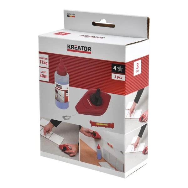 Miniatuur van Kreator smetkoord slaglijnset met schietlood (KRTH73101)