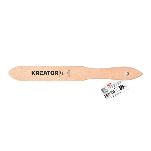 Miniatuur van Kreator staalborstel houten 4 rijen RVS-draad (KRTH50004)
