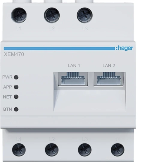 Miniatuur van Hager Flow energiemanager HEMS (XEM470)