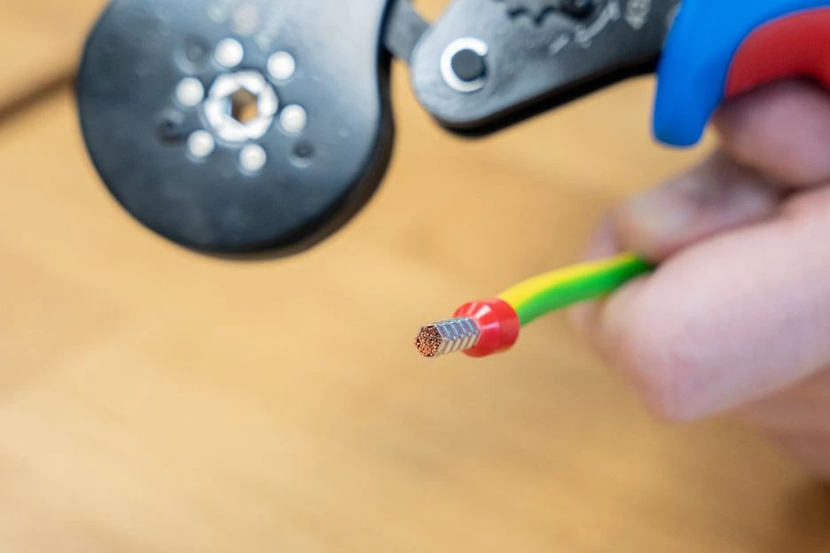 Miniatuur van Weicon zelfinstellende krimptang 0,5-16mm2 HEX voor adereindhulzen zeskantpersing (51000900)