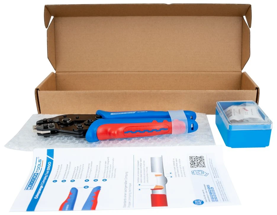 Miniatuur van Weicon krimptang MULTI 3-in-1 voor MC4 geisoleerde adereindschoen en kabelschoenen (51000700)