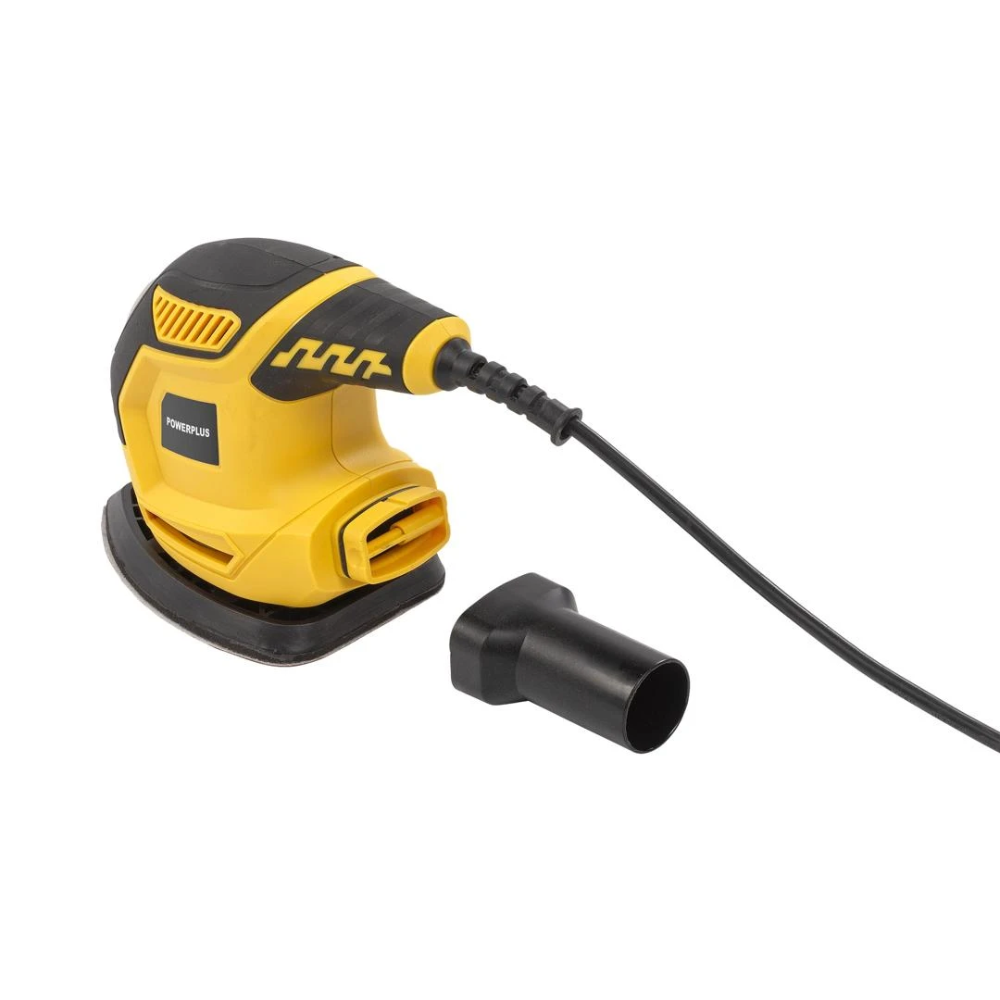 Miniatuur van PowerPlus schuurmachine 230V 220W 140x80mm - set met 15 vellen schuurpapier (POWX04810)