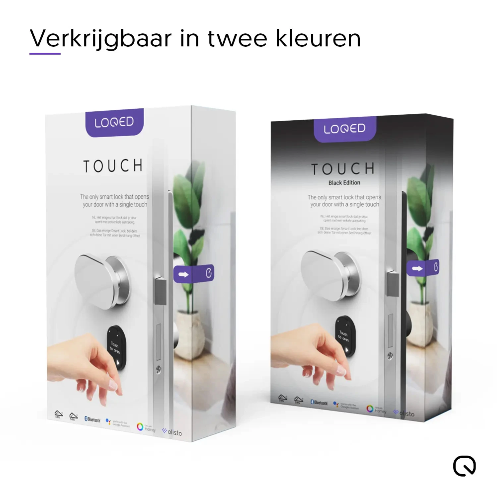Miniatuur van Shelly Loqed - slim deurslot SKG 3 - zwart(Loqed-Black)