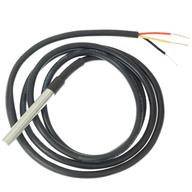 Miniatuur van Shelly Temperature Sensor DS18B20 3m - temperatuursensor - 3 meter (S-TSDS3)