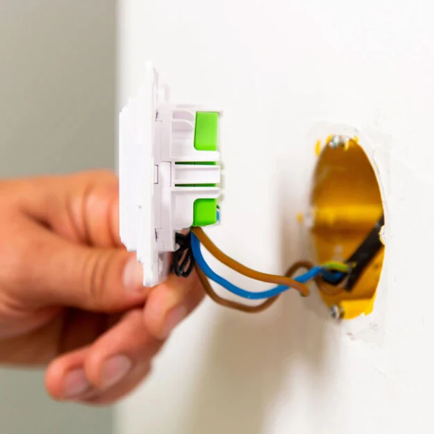 Miniatuur van Shelly Wall Switch 1 - schakelaar (pulsdrukker) 1-voudig voor Shelly actoren - wit (S-WS1W)