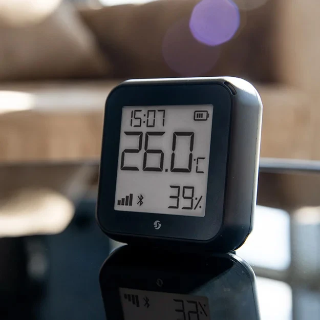 Miniatuur van Shelly H&T Gen 3 Luchtvochtigheid en Temperatuursensor - zwart (S3SN-0U12A-B)
