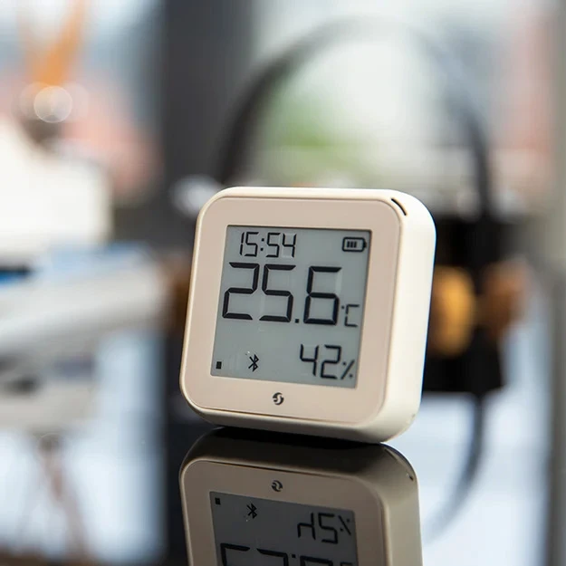 Miniatuur van Shelly H&T Gen 3 Luchtvochtigheid en Temperatuursensor - ivoor (S3SN-0U12A-I)