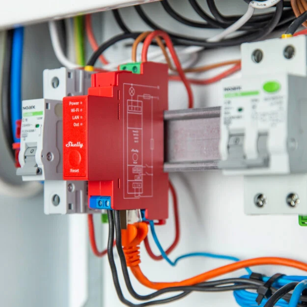 Miniatuur van Shelly Pro 1PM - schakelactor 1-voudig potentiaalvrij 16A met energiemeting DIN-rail (SPSW-201PE16EU)