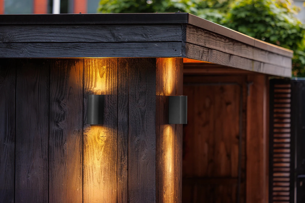Miniatuur van Garden Lights Sibus opbouwspot 8W 354lm warm wit rond IP44 zwart (3184011)