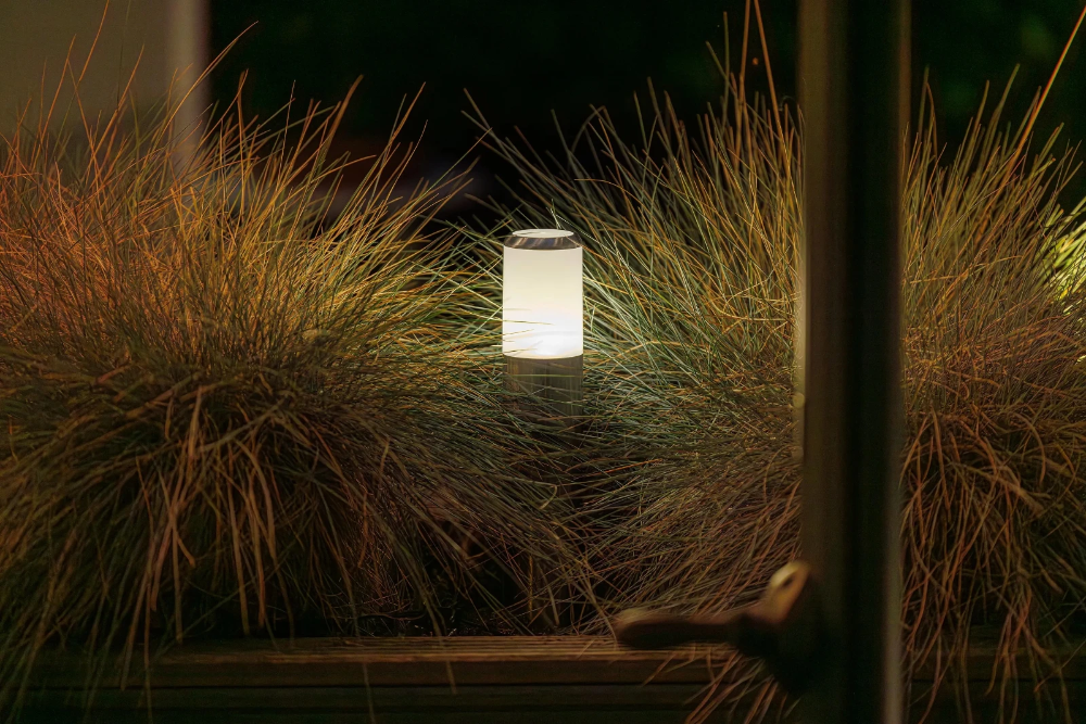 Miniatuur van Garden Lights Novu staande buitenlamp 1W 3000K 310mm IP44 - RVS set van 3 stuks (4142603)