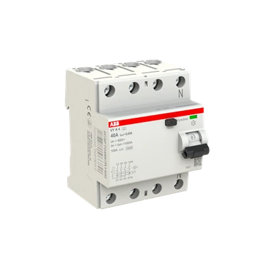 Miniatuur van ABB Vynckier differentieelschakelaar 4-polig 40A 30mA - type A (VYA440/030PN)