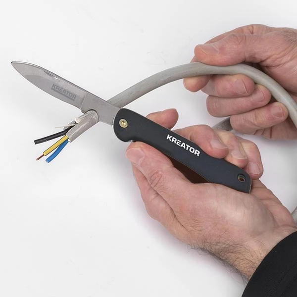 Miniatuur van Kreator kabelmes klapmes 63 mm (KRTH00801)
