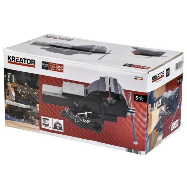 Miniatuur van Kreator draaibare bankschroef 125mm (KRTH40702)