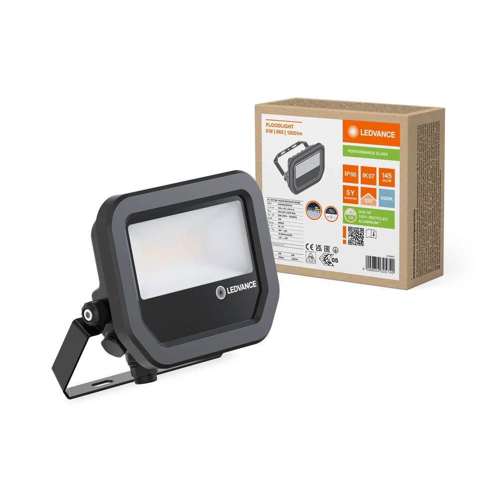 Miniatuur van Ledvance LED schijnwerper 8W 1.200lm daglicht 6500K IP65 (4099854305740)