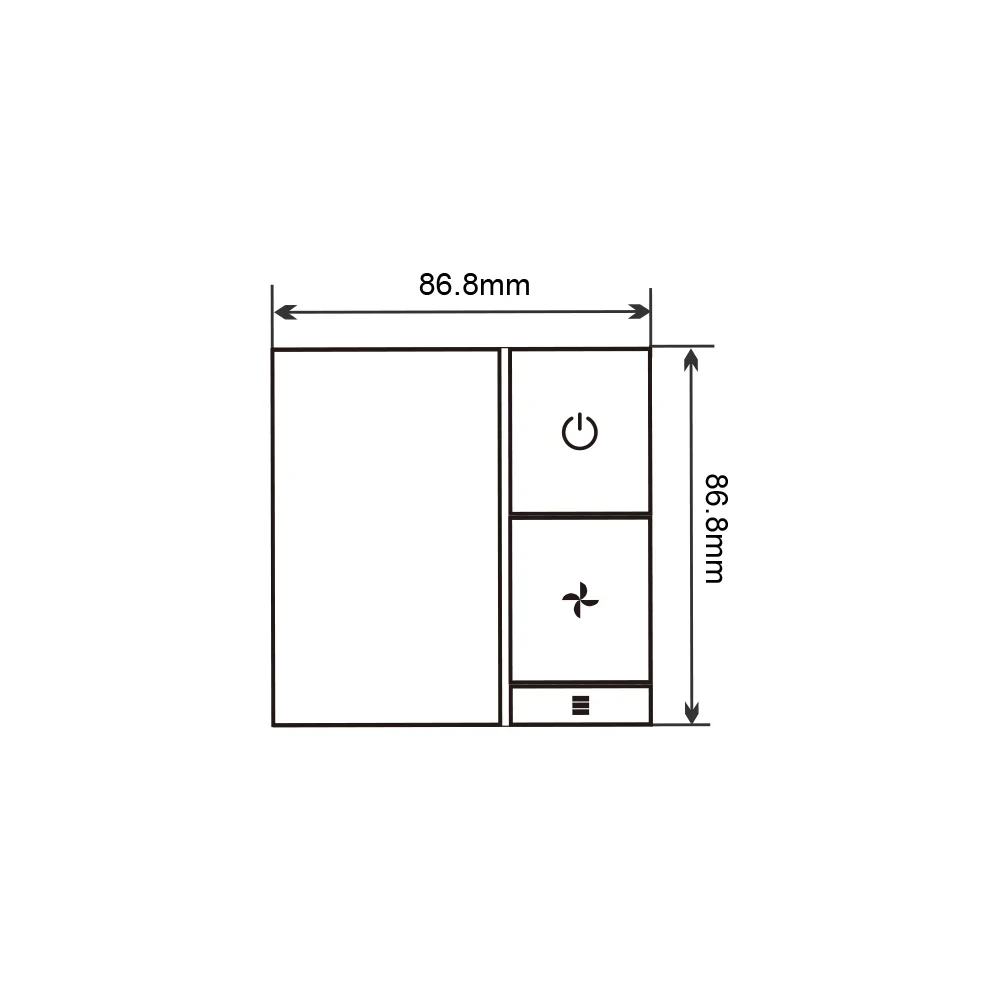 Miniatuur van Shelly Smart floor HVAC-thermostaat Wi-Fi Modbus (ST802-B)