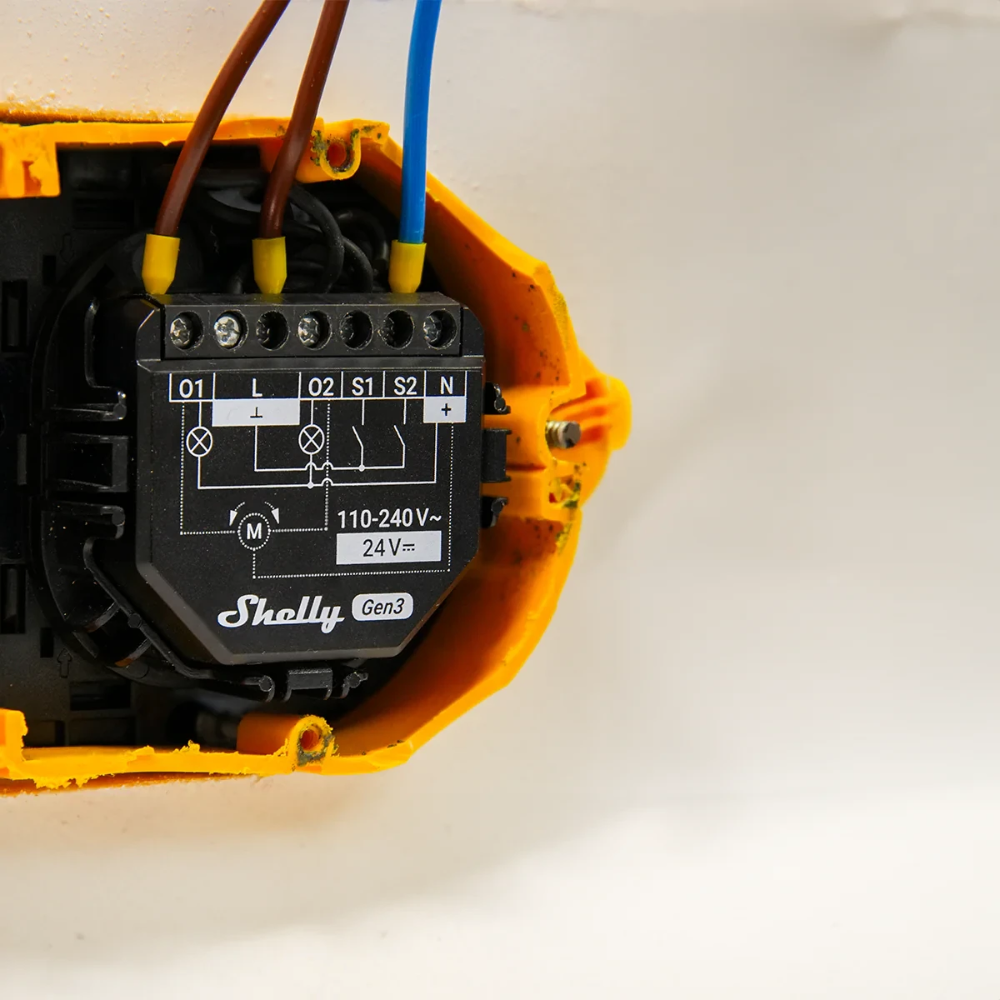 Miniatuur van Shelly 2PM Gen3 schakelactor inbouw 2-kanaals met energiemeting (S3SW-002P16EU)