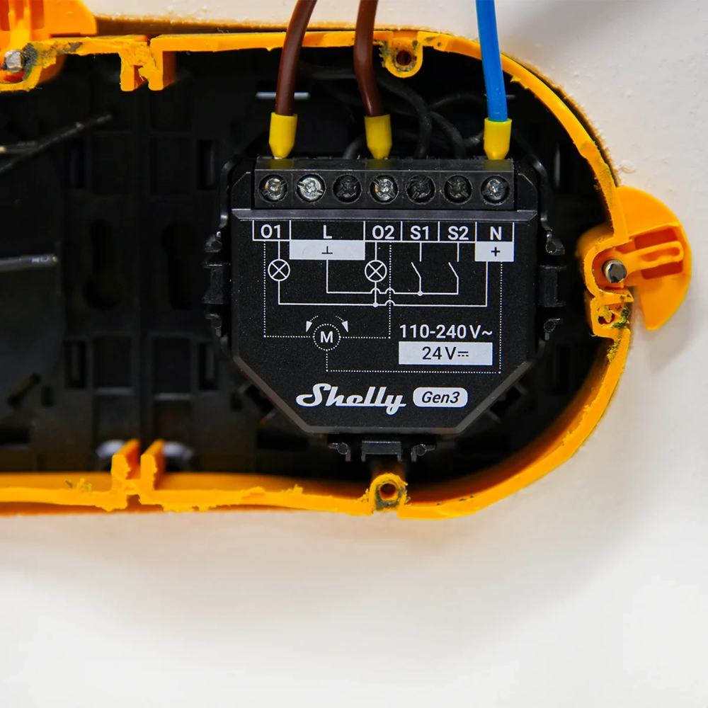 Miniatuur van Shelly 2PM Gen3 schakelactor inbouw 2-kanaals met energiemeting (S3SW-002P16EU)