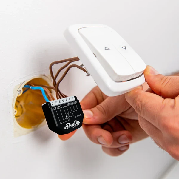 Miniatuur van Shelly Wave Shutter rolluikschakelaar inbouw met energiemeting (QNSH-001P10EU)