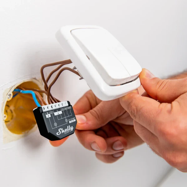 Miniatuur van Shelly Wave 2PM schakelactor inbouw 2-kanaals met energiemeting (QNSW-002P16EU)