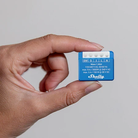 Miniatuur van Shelly Wave 1 Mini schakelactor inbouw compact potentiaalvrij (QMSW-0A1X8EU)