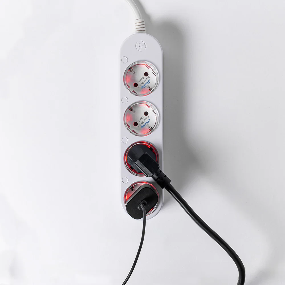 Miniatuur van Shelly Power Strip 4 Gen4 stekkerdoos 4-voudig - wit (S4PL-00416EU-W)