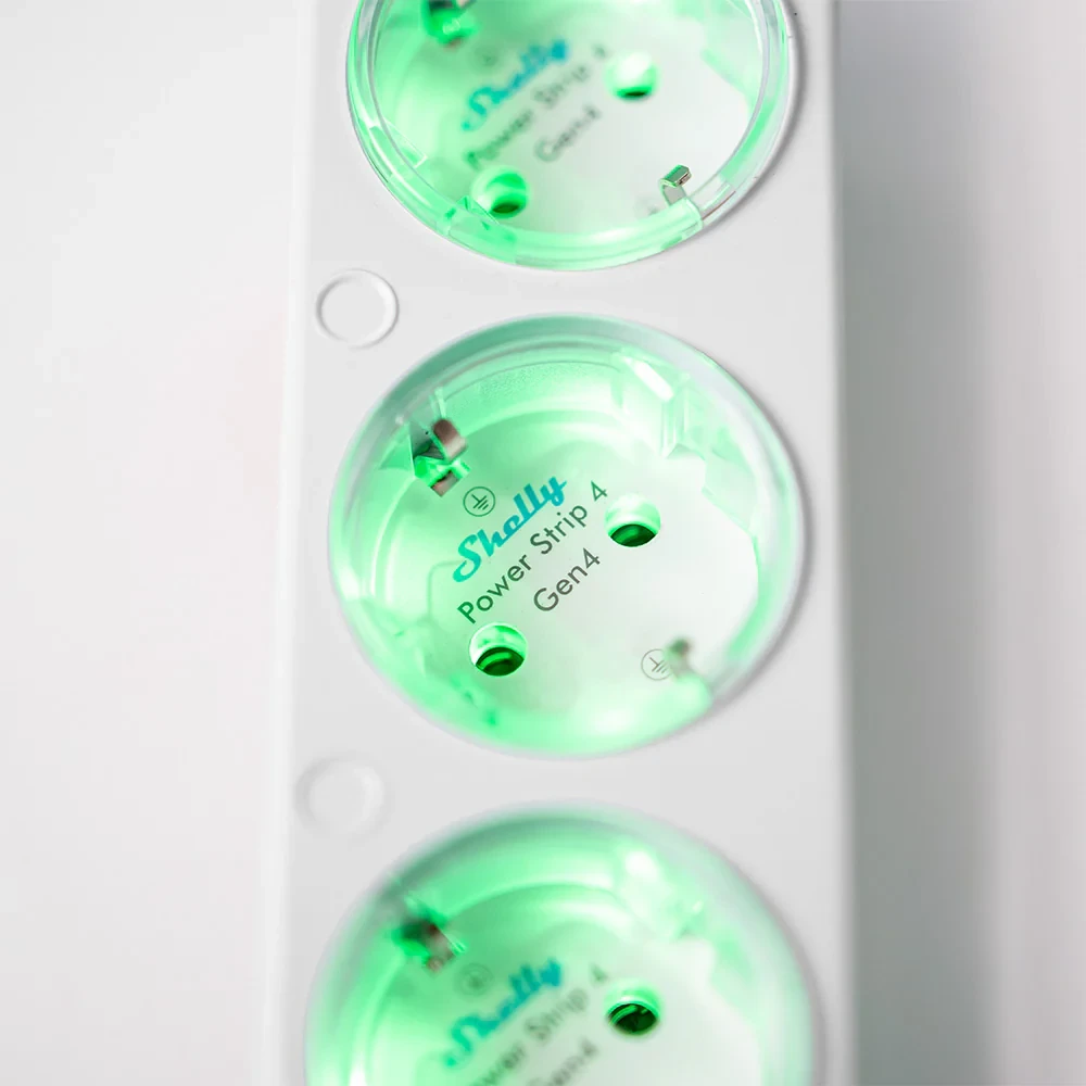 Miniatuur van Shelly Power Strip 4 Gen4 stekkerdoos 4-voudig - wit (S4PL-00416EU-W)