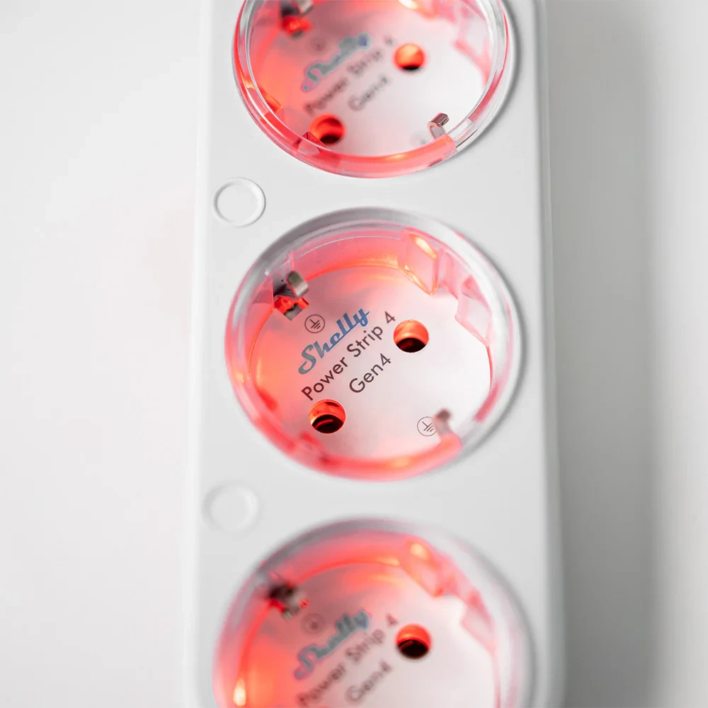 Miniatuur van Shelly Power Strip 4 Gen4 stekkerdoos 4-voudig - wit (S4PL-00416EU-W)