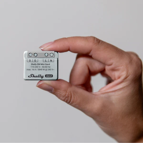 Miniatuur van Shelly EM Mini Gen4 energiemeter inbouw compact (S4EM-001PXCEU16)