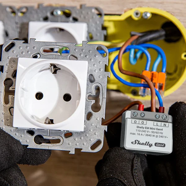 Miniatuur van Shelly EM Mini Gen4 energiemeter inbouw compact (S4EM-001PXCEU16)