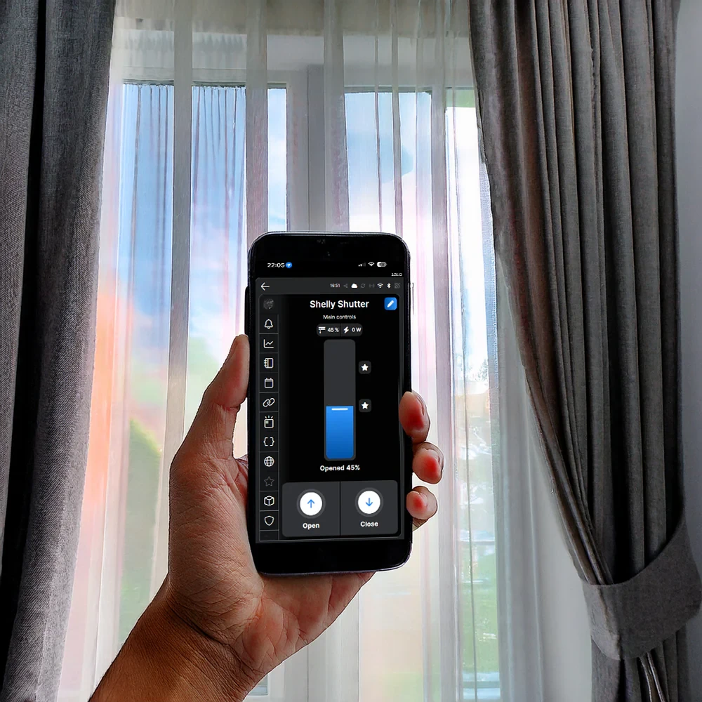 Miniatuur van Shelly Shutter rolluikcontroller inbouw Wi-Fi/Bluetooth (S3SH-0A2P4EU)