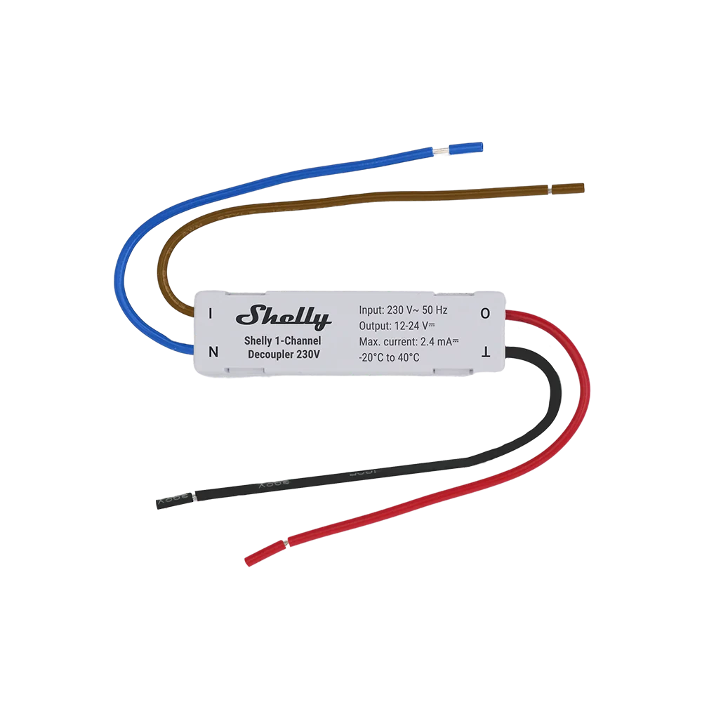 Miniatuur van Shelly 1-Channel Decoupler signaal-isolatiemodule 230V (SACC-DEC-1CH)