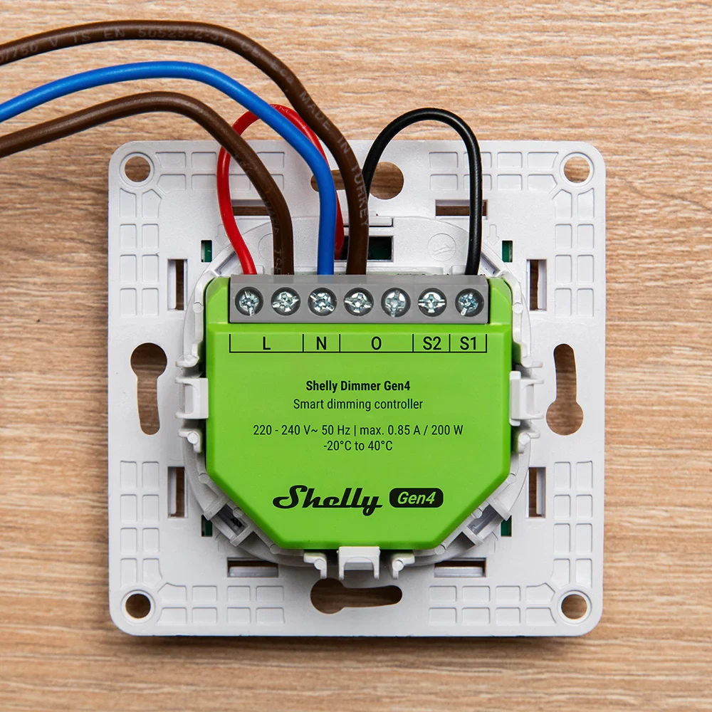 Miniatuur van Shelly Dimmer Gen4 dimmercontroller inbouw (S4DM-0A101WWL)