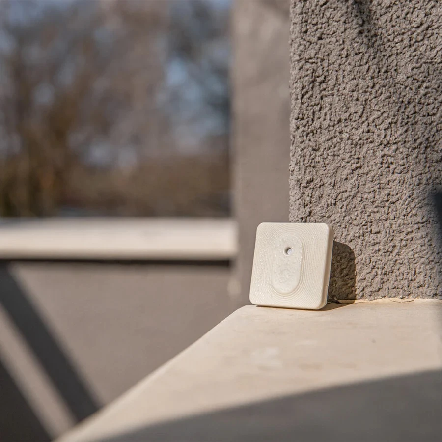 Miniatuur van Shelly BLU H&T ZB temperatuur- en luchtvochtigheidssensor Zigbee - ivoor (SBHT-203C-I)