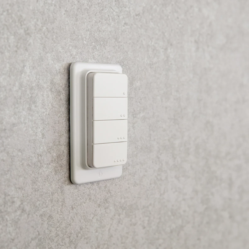 Miniatuur van Shelly BLU RC Button 4 ZB afstandsbediening 4-knops Zigbee - wit (SBBT-104CUS)