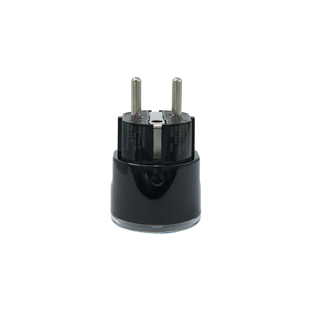 Miniatuur van Shelly Plug PM Gen3 tussenstekker met energiemeting - zwart (S3PL-30116EU)
