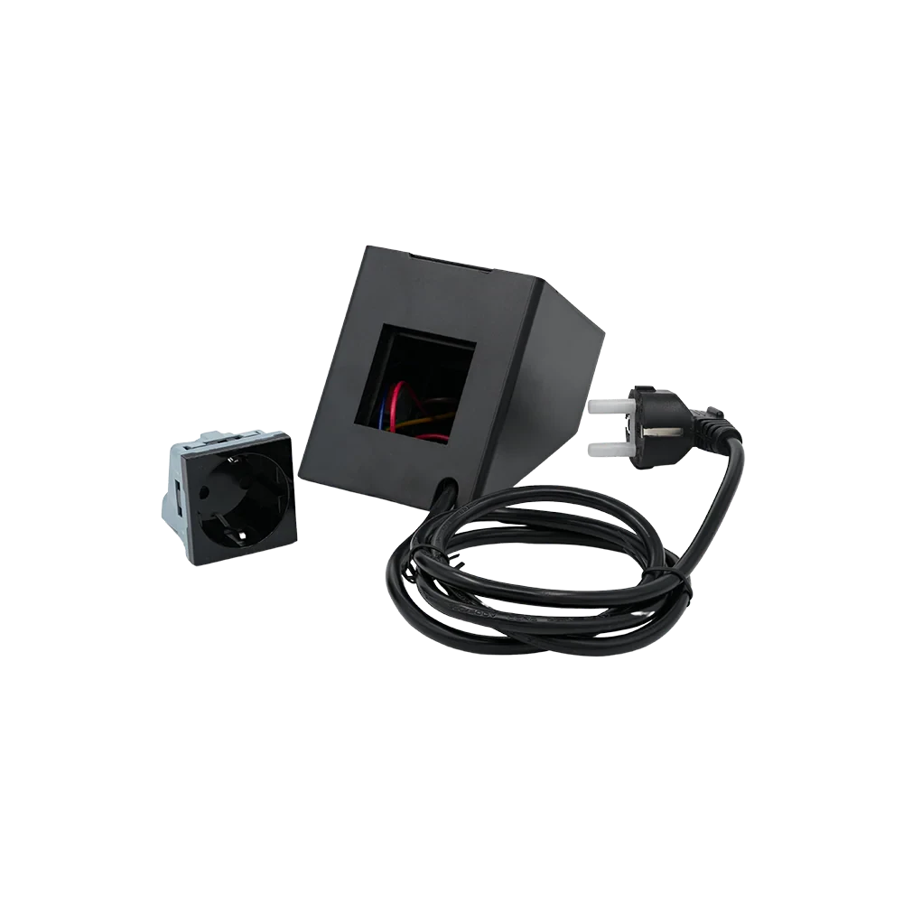 Miniatuur van Shelly Wall Display socket adapter inbouwdoos-adapter - zwart (SAWD-SOCK-B)