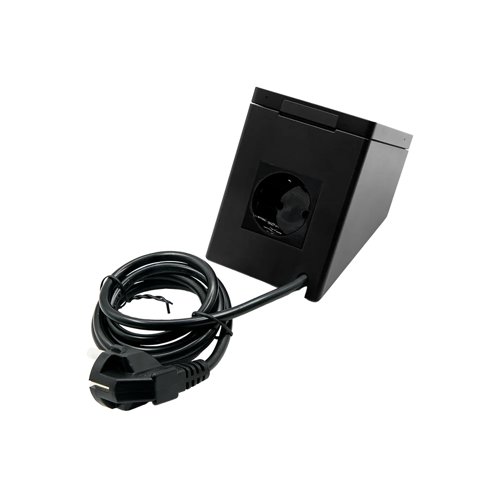 Miniatuur van Shelly Wall Display socket adapter inbouwdoos-adapter - zwart (SAWD-SOCK-B)