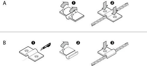 Miniatuur van Shelly Kabelbeugel voor lekkage sensor - per 80 stuks (SACC-CB-10)